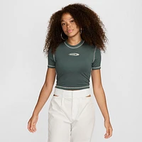 Nike Chill Knit Slim Crop THRD T-Shirt - Women's