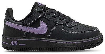 Nike Boys Air Force 1 - Boys' Preschool Shoes Black/Purple