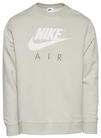 Nike Mens Air Crew Fleece - Tan/White/Green