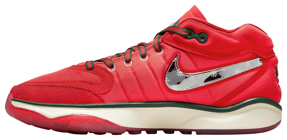 Nike Mens Not player specific Air Zoom GT Hustle 2 - Basketball Shoes Silver/Red
