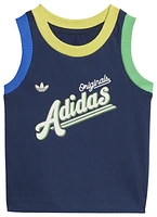 adidas Originals Boys Graphic Shorts and Tank Set - Boys' Toddler Night Indigo