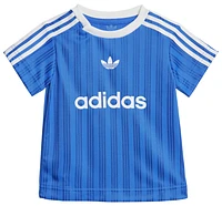 adidas Boys Football T-Shirt Set - Boys' Toddler Blue/White