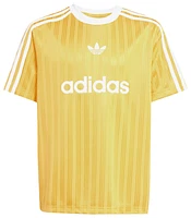 adidas Boys Short Sleeve T-Shirt - Boys' Grade School Real Gold/White