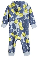 adidas Boys x Smiley World Sportswear Onesie - Boys' Toddler Wonder Blue/Preloved Ink/White