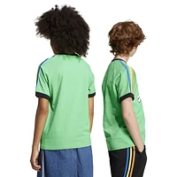 adidas Originals Boys adidas Originals 3 Stripe T-Shirt - Boys' Grade School Energy Green Size M