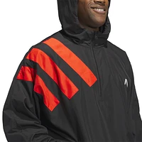 adidas Mens Anted Anorak - Black/Red