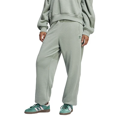 adidas Originals Womens Essentials Fleece Lifestyle Sweat Pants - Silver Green