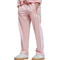 adidas Girls Firebird Track Suit - Girls' Preschool Semi Pink/White