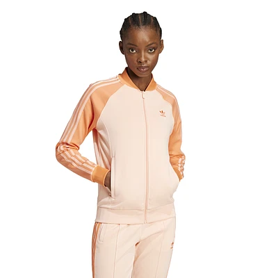 adidas Originals Womens Superstar Track Top - Pink