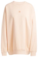 adidas Originals Womens adidas Originals Essentials Fleece Oversized Crewneck Sweater - Womens Pink Size XS