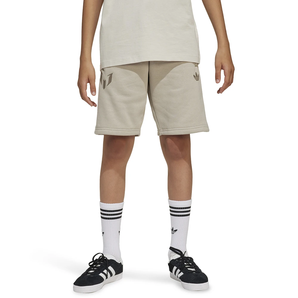 adidas Boys x Messi Shorts - Boys' Grade School Light Brown