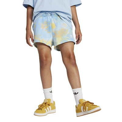 adidas Originals Boys Graphic Shorts - Boys' Grade School Clear Sky/Multicolor