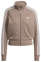 adidas Originals Womens Trefoil Knitted Jacket - Trace Brown