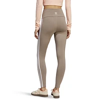 adidas Originals Womens 3 Stripe Leggings - Trace Brown