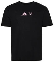 adidas Mens Messi 44 Trophy T-Shirt - Black/Pink