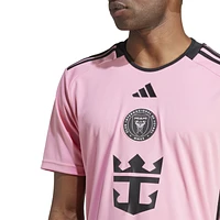 adidas Mens Inter Miami Home Jersey - Pink