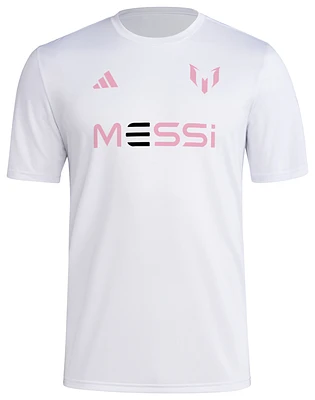 adidas Mens Messi Wordmark - White