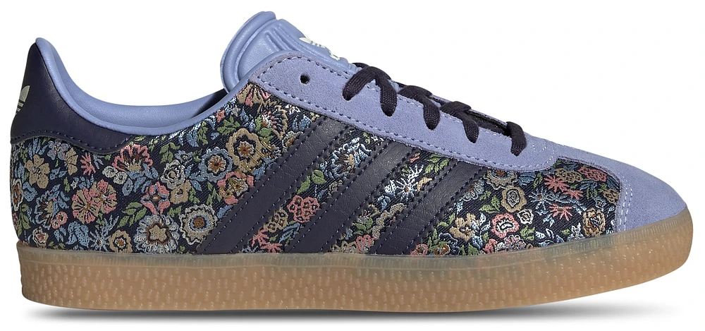 adidas Originals Girls Gazelle J - Girls' Grade School Basketball Shoes Navy/Multi/Gum