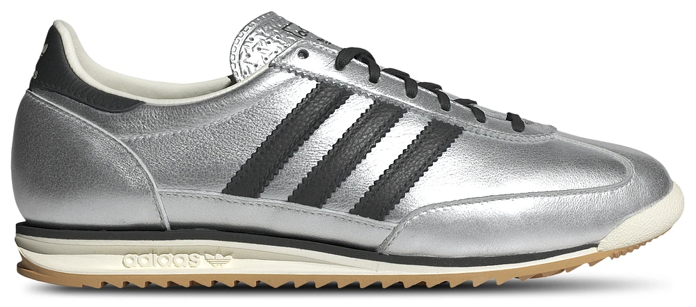 adidas Originals Womens SL 72 Metallic - Shoes Silver Metallic/Black/White