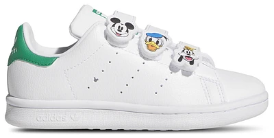 adidas Originals Boys Stan Smith x Disney - Boys' Preschool Shoes White/Black/Court Green