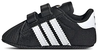 adidas Originals Boys Superstar Crib - Boys' Infant Shoes Black/White/Gold Metallic