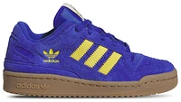 adidas Originals Boys Forum Low CL - Boys' Grade School Running Shoes Semi Lucid Blue/Yellow/Gum