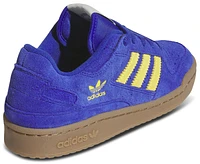 adidas Originals Boys Forum Low CL - Boys' Grade School Running Shoes Semi Lucid Blue/Yellow/Gum