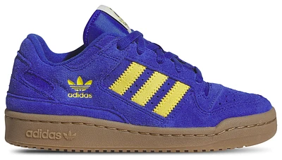 adidas Originals Boys Forum Low CL - Boys' Grade School Running Shoes Semi Lucid Blue/Yellow/Gum