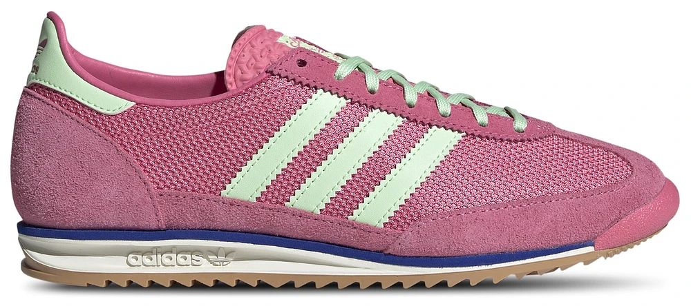 adidas Originals Womens SL 72 Mesh - Running Shoes Pink Fusion/Semi Green Spark/Lucid Blue