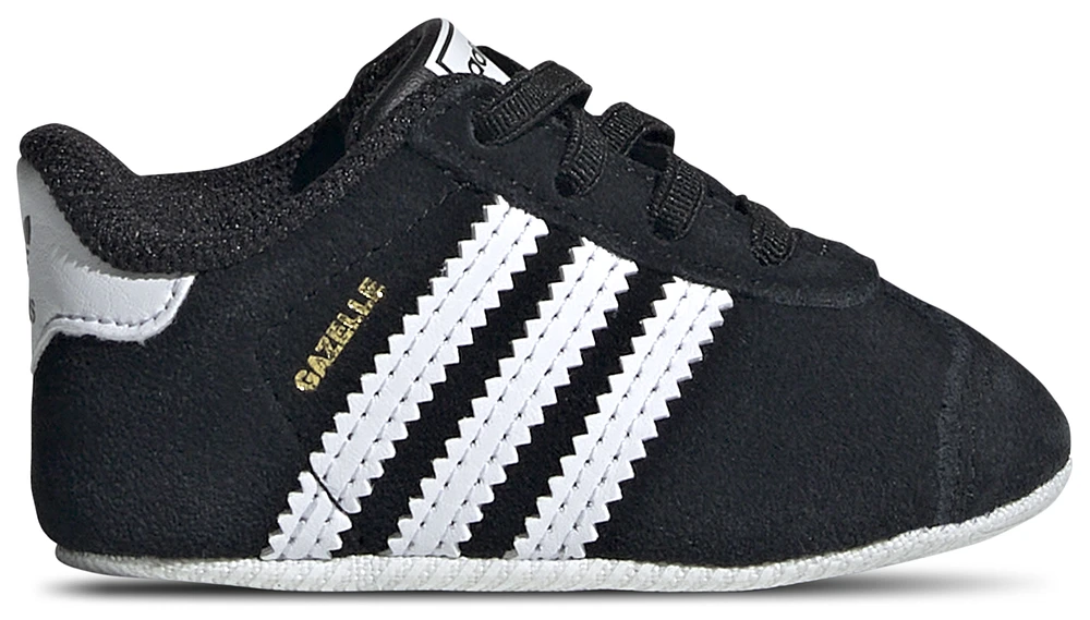 adidas Originals Boys Gazelle Crib - Boys' Toddler Shoes Black/White/White