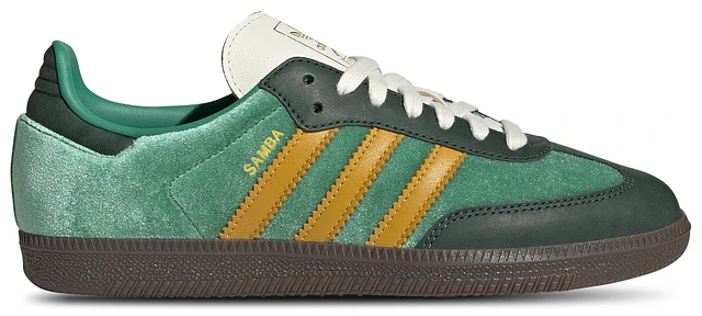 adidas gazelle silver green womens Women's adidas Samba OG Cream White/Collegiate Green / 6 main image 0