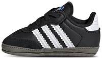 adidas Originals Boys Samba Crib - Boys' Infant Shoes Black/White