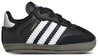 adidas Originals Boys Samba Crib - Boys' Infant Shoes Black/White