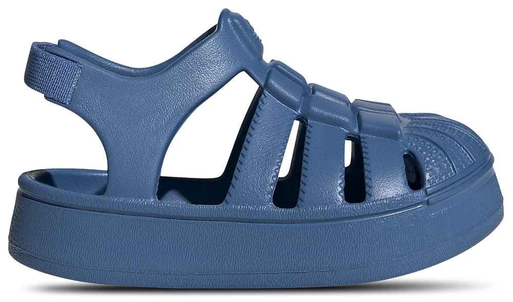 adidas Originals Boys Superstar Sandal - Boys' Toddler Shoes Focus Blue/Focus Blue