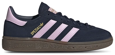 adidas Originals Girls Handball Spezial - Girls' Grade School Shoes Navy/Pink/Brown