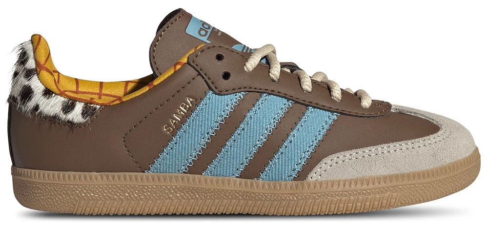 adidas Originals Boys Samba - Boys' Preschool Shoes Preloved Brown/Preloved Blue