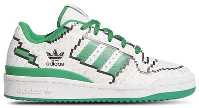 adidas Originals Boys Forum Low CL - Boys' Grade School Running Shoes Green/White/Black