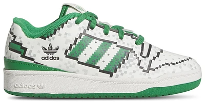 adidas Originals Boys Forum Low - Boys' Preschool Basketball Shoes White/Green/Black