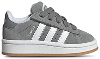 adidas Originals Boys adidas Originals Campus 00s CF EL - Boys' Toddler Shoes Grey/Gum/White Size 07.0