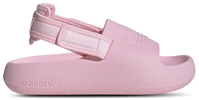 adidas Originals Girls adidas Originals Adifom Adilette Slides - Girls' Grade School Shoes Clear Pink/Clear Pink/Clear Pink Size 03.0