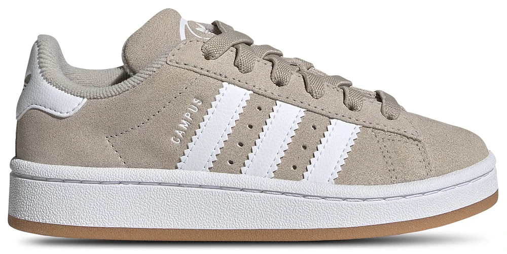 adidas Originals Boys Campus 00s CF EL - Boys' Preschool Shoes Wonder Beige/White/Gum