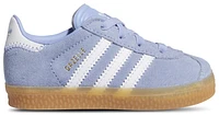 adidas Originals Boys Gazelle - Boys' Toddler Tennis Shoes White/Blue/Tan