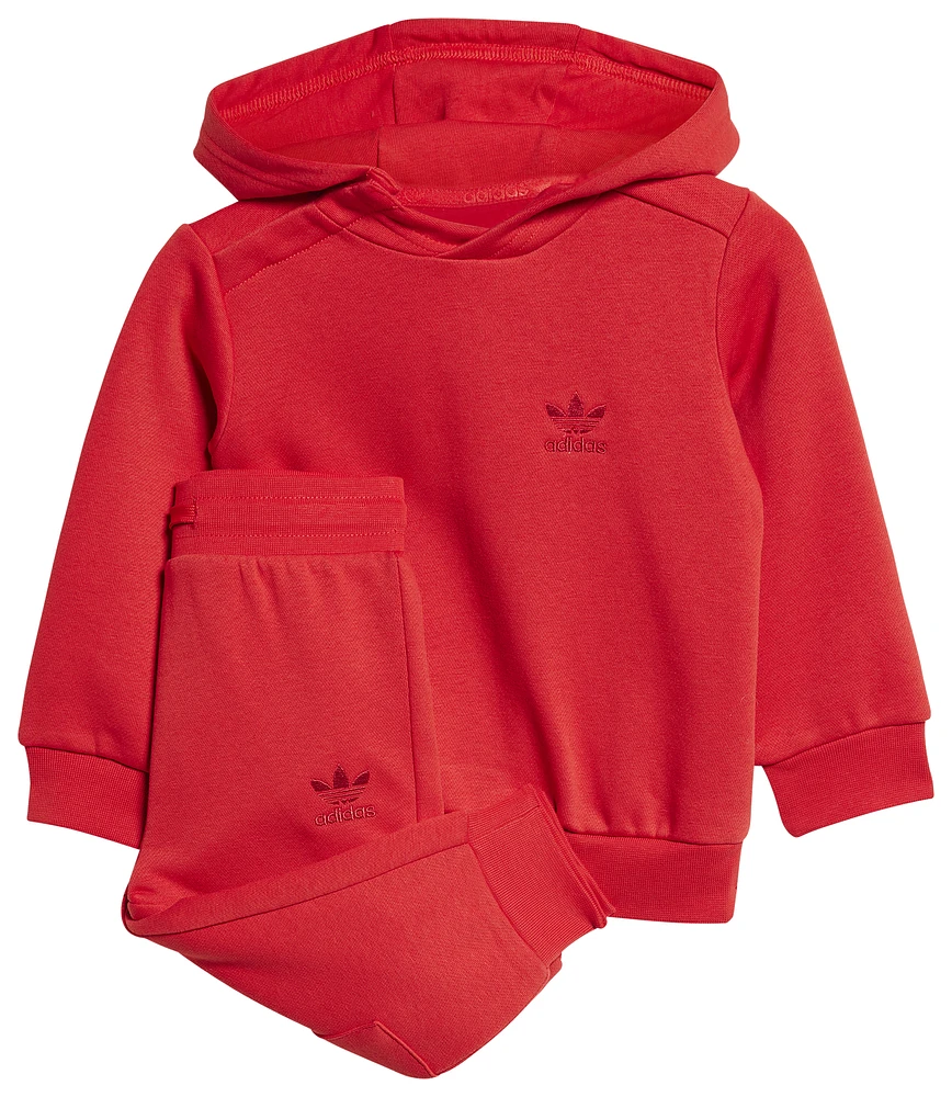 adidas Originals Boys Trefoil Essentials Hoodie and Joggers Set