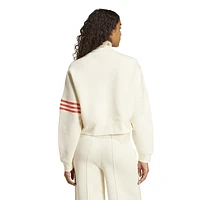 adidas Originals Womens Neuclassic Track Top - Cream White/Real Coral