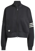 adidas Originals Womens adidas Originals Neuclassic Track Top - Womens Black/Cream White Size XL