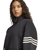 adidas Originals Womens adidas Originals Neuclassic Track Top - Womens Black/Cream White Size XL