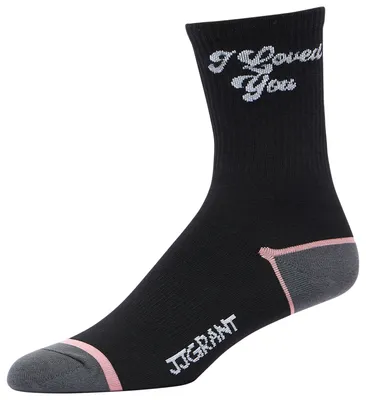 JJGRANT Mens JJGRANT I Love You Socks - Mens Multi/Black Size L