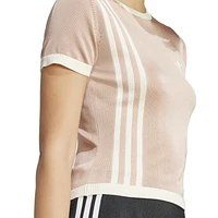 adidas Originals Womens Trefoil Knitted T-Shirt