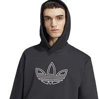 adidas Originals Mens Outline Fleece Pullover Hoodie