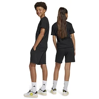 adidas Boys x Smiley World Sportswear Shorts - Boys' Grade School Black/Bright Yellow